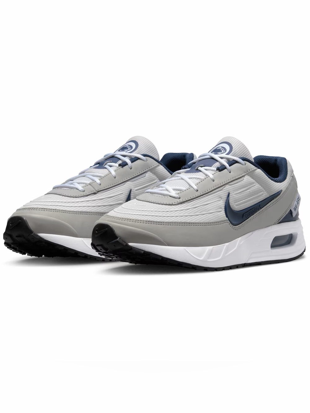 Nike Penn State Gray & Navy Air Max Inspired Sneakers
